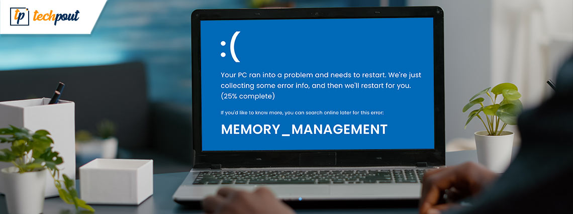 Windows 10 Blue Screen Memory Management Error | Fixed