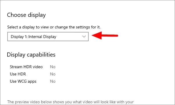 Display Capabilities