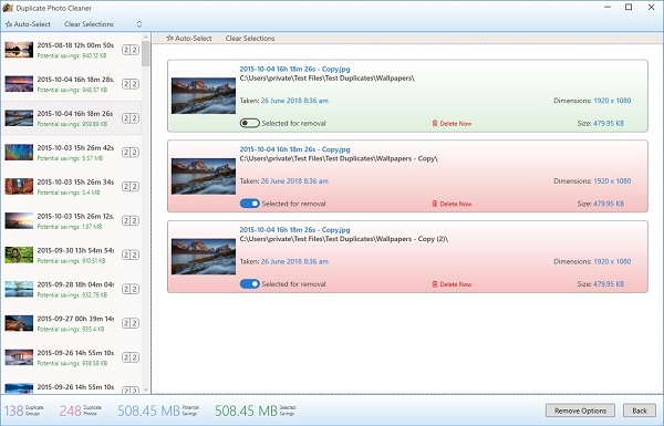 Duplicate Photo Cleaner - Duckhead Software
