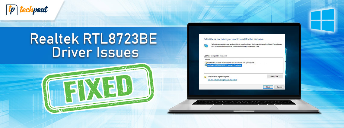 How to Fix Realtek RTL8723BE Driver Issues on Windows PC How to Fix Realtek RTL8723BE Driver Issues on Windows PC