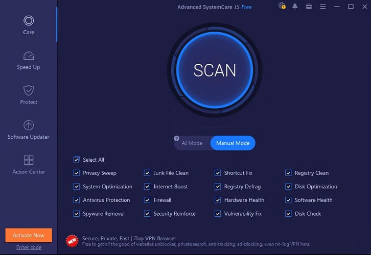 IObit Advanced Systemcare 15