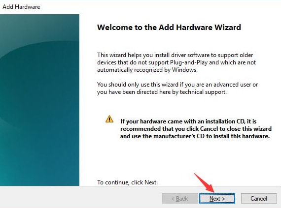 make a click on the Next option to add the Sound