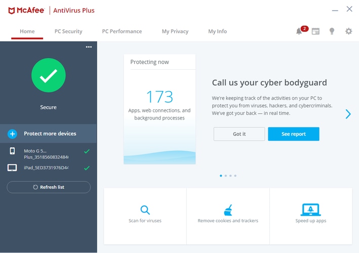 McAfee Antivirus Plus McAfee Antivirus Plus