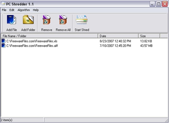 PC Shredder - Easy to use file shredder software
