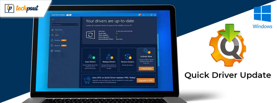 Quick Driver Updater – Software to Update Windows Drivers Quickly Quick Driver Updater - Software to Update Windows Drivers Quickly
