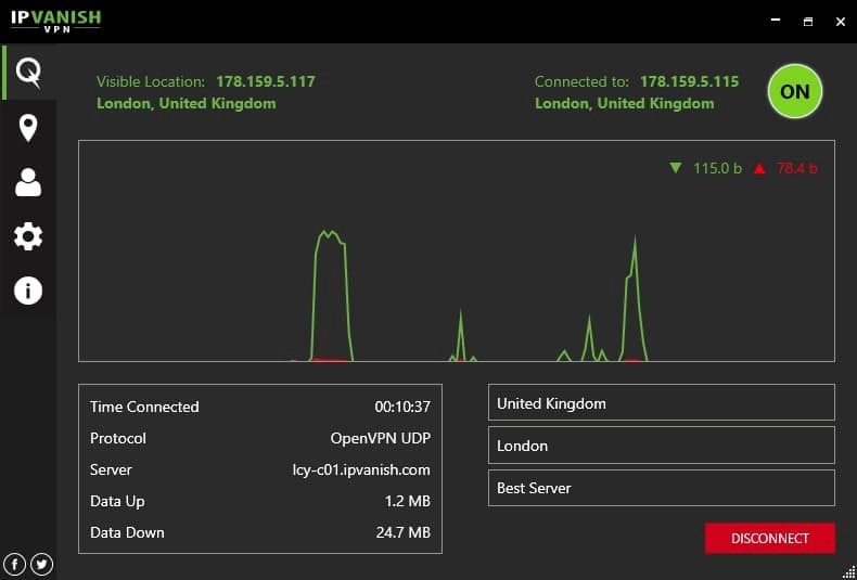 IPVanish - Best Free VPN For Mac