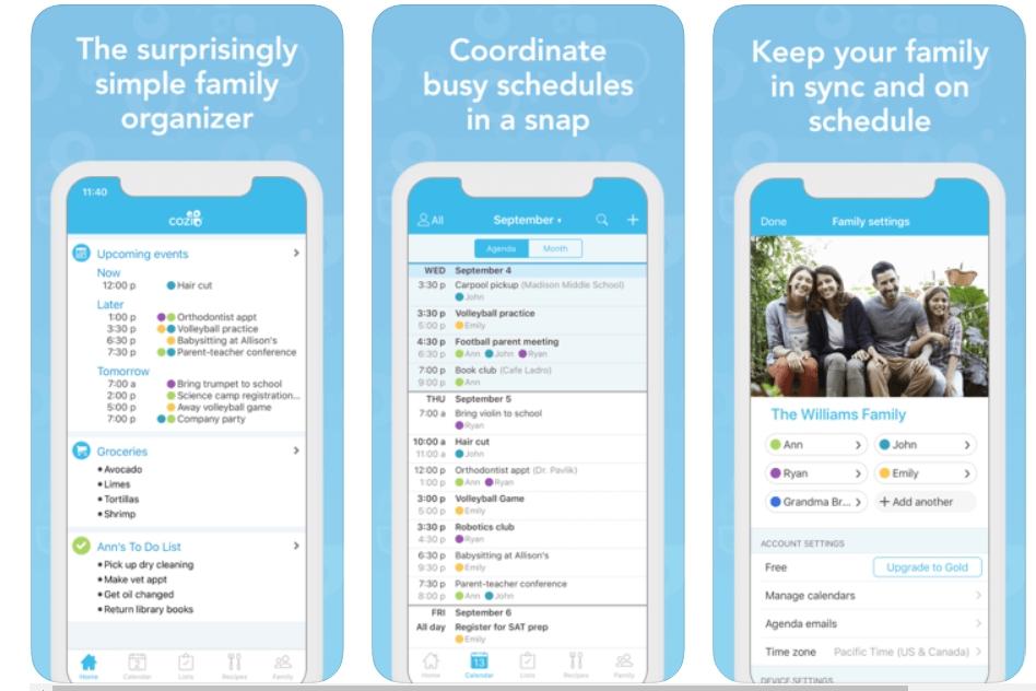 Cozi Cozi - Meal Planning App