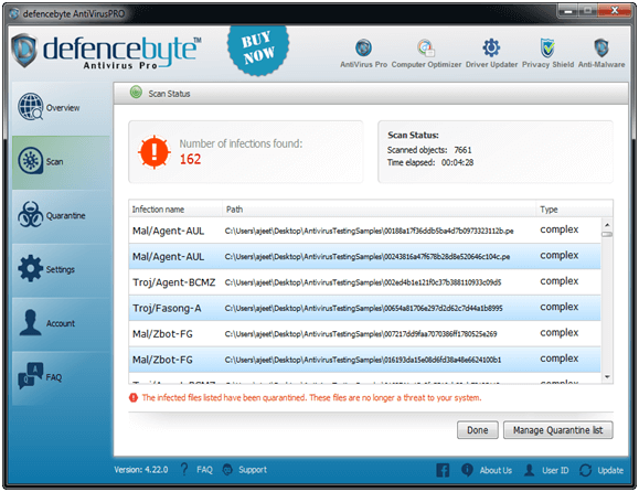 Defencebyte Antivirus - Best Free Antivirus Software