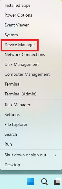 Device Manager in Windows 11