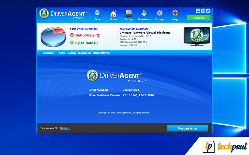 DriverAgent - Update Device Driver