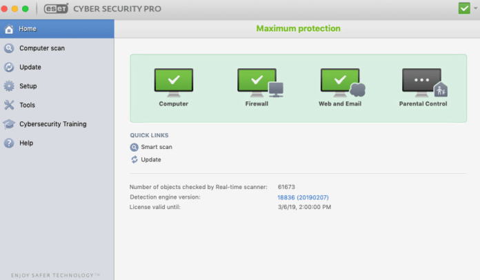 ESET Cyber Security for Mac