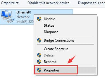 Ethernet Properties