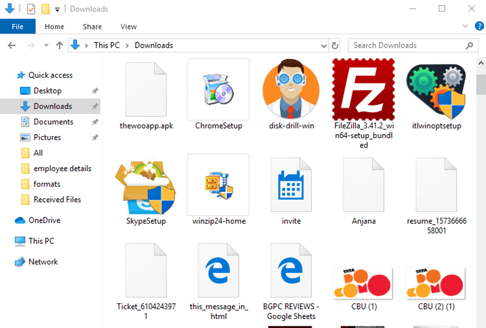 Downloaded Unwanted Files Downloaded Unwanted Files