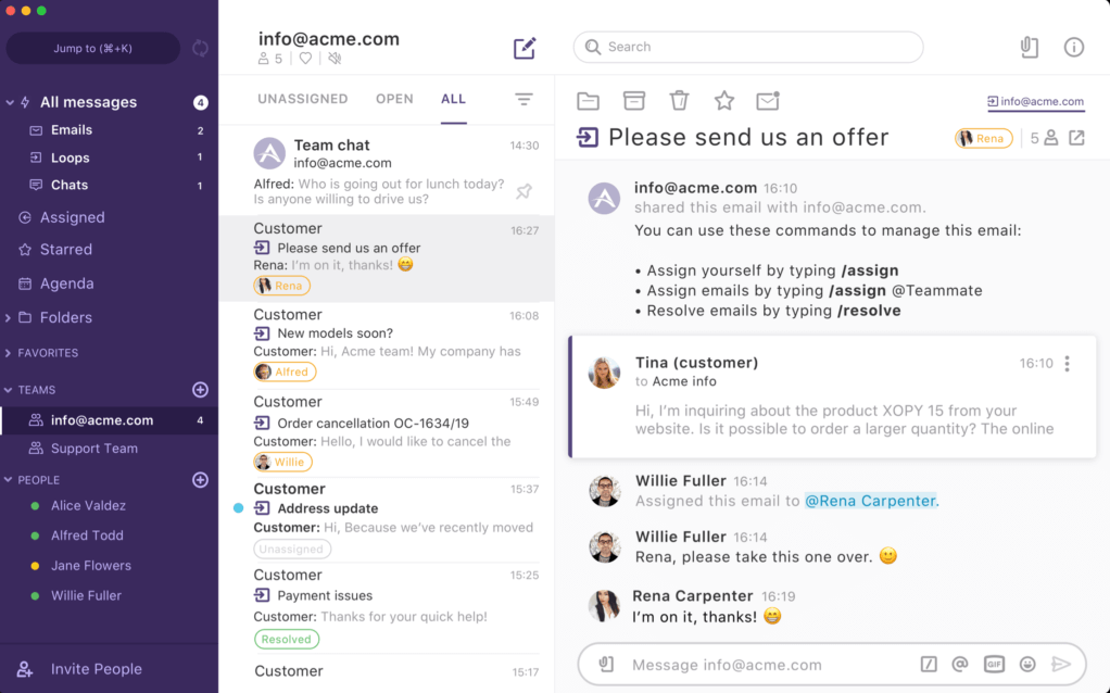 Loop Email Loop Email