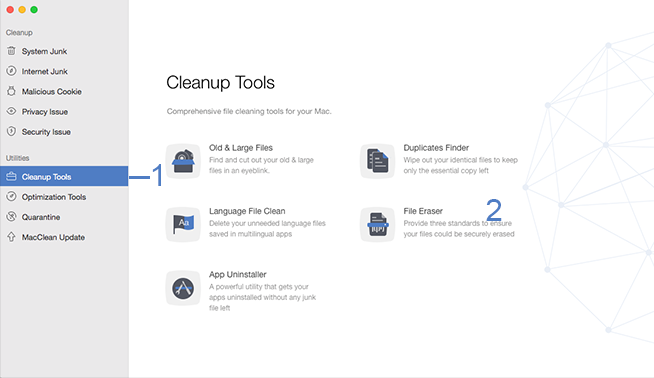 MacClean File Eraser MacClean File Eraser - Best File Shredder Software 2021