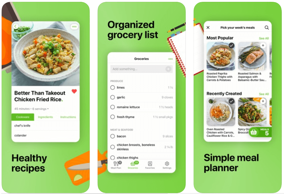 Mealime - Meal Planner, Recipes & Grocery List Mealime - Meal Planner, Recipes & Grocery List