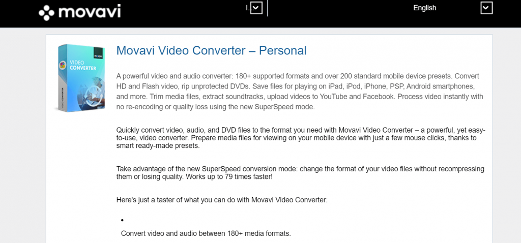 Movavi Video Converter Movavi Video Converter