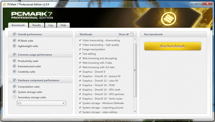 PCMark - Windows CPU Benchmark Software