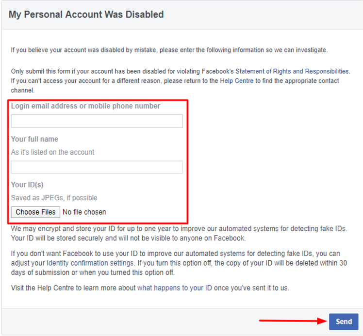 Add Login Details and Click on Send Button Add Login Details and Click on Send Button