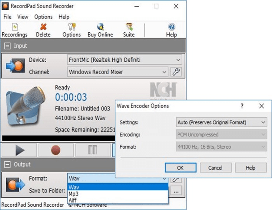 RecordPad Best Audio Recording Tool - RecordPad