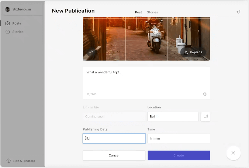Schedule a Instagram Post for Immediate or Future Publication Schedule a Instagram Post for Immediate or Future Publication