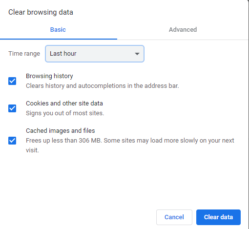 Select Time Range Of Eradicating The Browsing Data