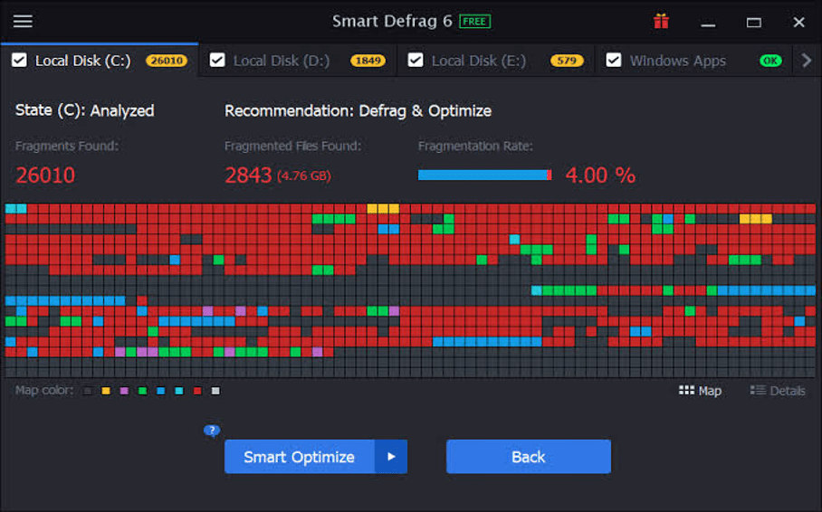 Smart Defrag Smart Defrag Software For Windows
