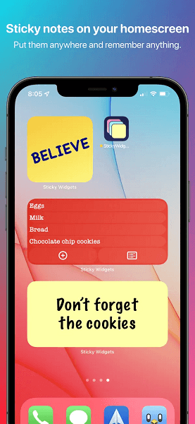 Sticky Notes Widget