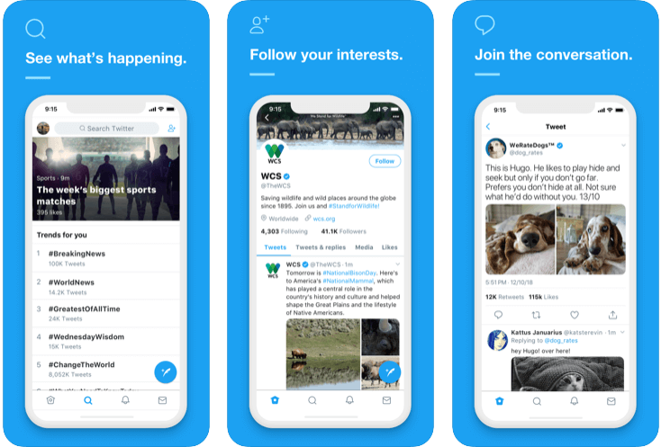 Twitter - Best Social Media Apps For Marketers