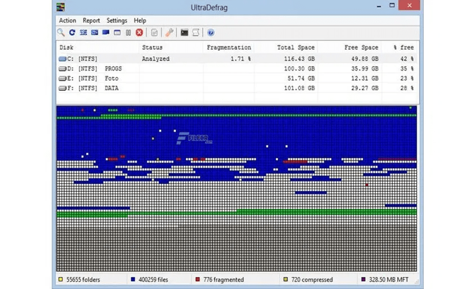 UltraDefrag UltraDefrag Windows Software